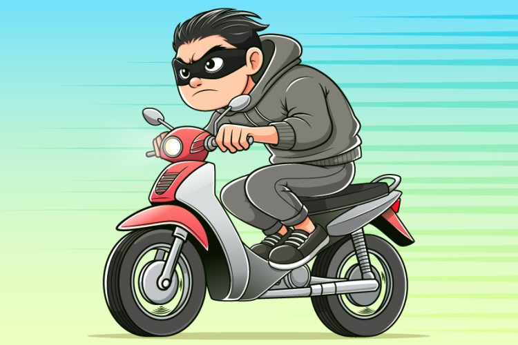 Funny Cartoon thief PNG Transparent Download